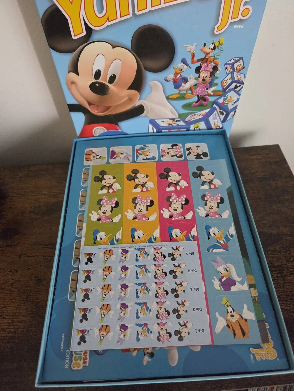 Vintage Disney Yahtzee Jr. Mickey Mouse Clubhouse Game - New Open Box